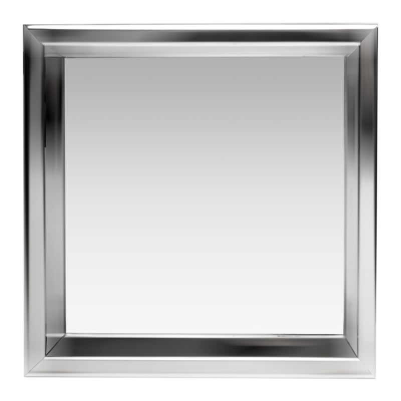 ALFI brand ABN1212-PSS 12 x 12 Stainless Steel Square Bath Shower Niche