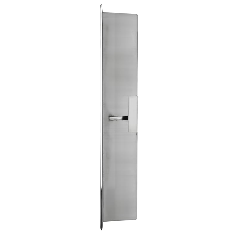 ALFI brand ABN1224-PSS 12 x 24 Stainless Steel Vertical Bath Shower Niche