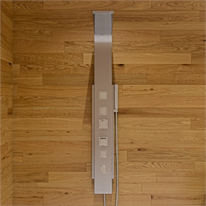 ALFI brand ABSP10 Modern Stainless Steel Shower Panel with 4 Body Sprays