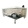 EAGO AM161-R 5' Person Corner White Acrylic Whirlpool Bath Tub - Drain on Right