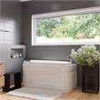 EAGO AM175-R 5' White Acrylic Whirlpool Bathtub - Drain on Left