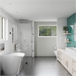 EAGO AM2140 6 Foot White Free Standing Acrylic Air Bubble Bathtub