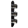 ALFI brand AB4101-PC Chrome 4-Way Thermostatic Valve Shower Mixer /w Round Knobs