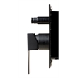 ALFI brand AB5601-BM Black Shower Valve with Square Lever Handle and Diverter