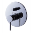 ALFI brand AB1701-PC Chrome Pressure Balanced Round Shower Mixer with Diverter
