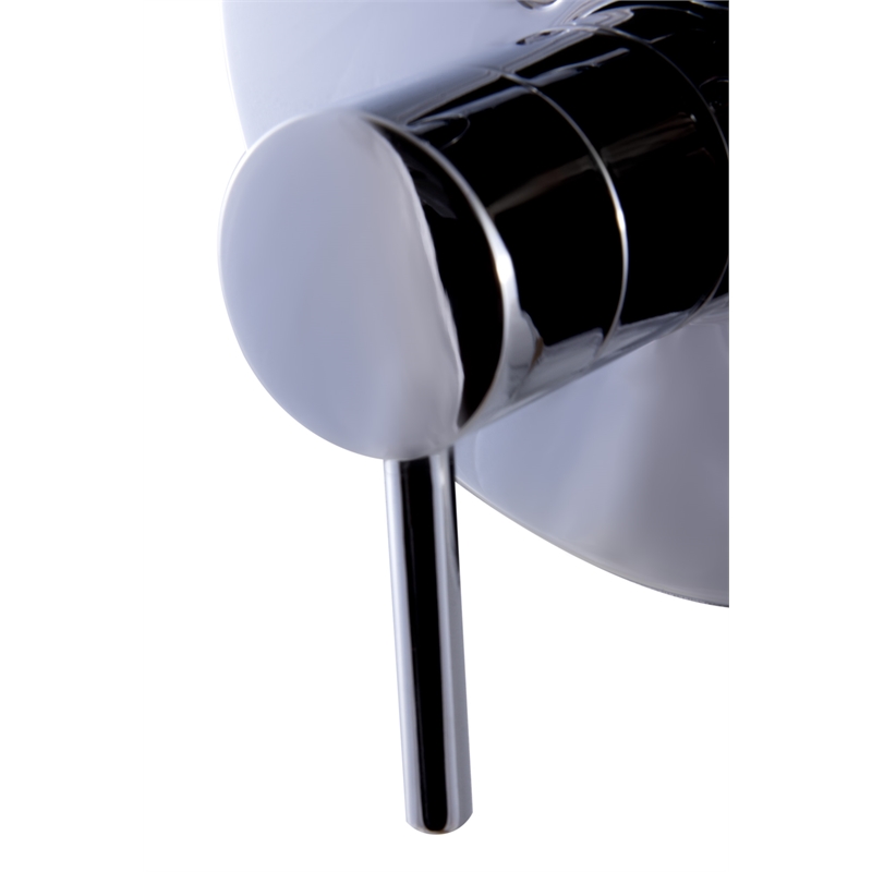 ALFI brand AB1701-PC Chrome Pressure Balanced Round Shower Mixer with Diverter