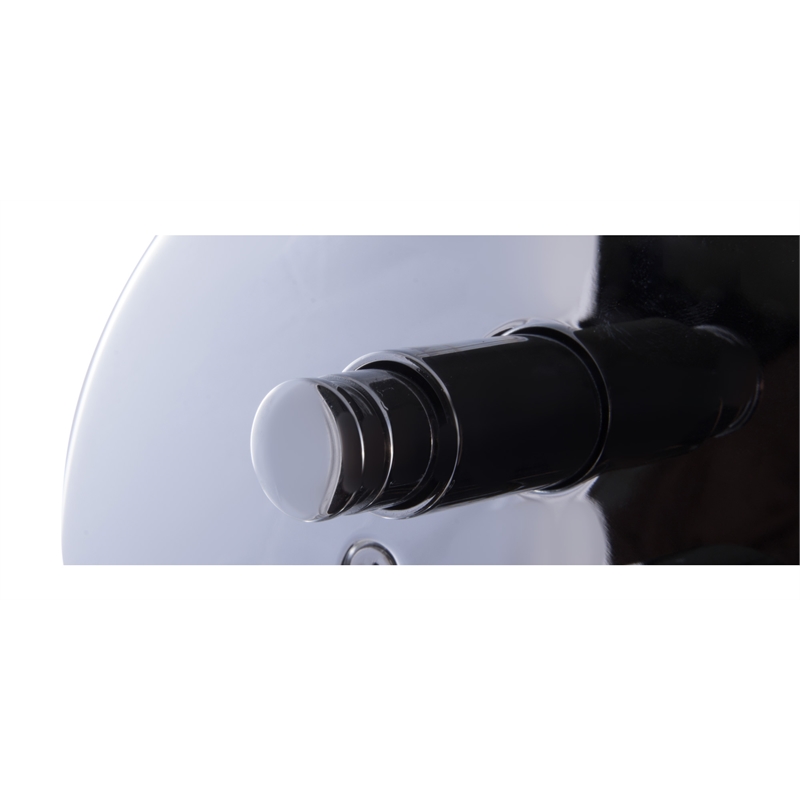 ALFI brand AB1701-PC Chrome Pressure Balanced Round Shower Mixer with Diverter