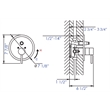 ALFI brand AB1701-PC Chrome Pressure Balanced Round Shower Mixer with Diverter
