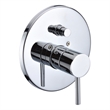 ALFI brand AB1701-PC Chrome Pressure Balanced Round Shower Mixer with Diverter