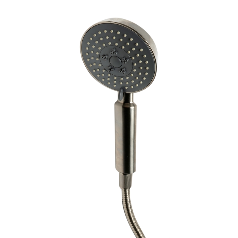 ALFI brand AB2545-BN Brushed Nickel Round Style 2 Way Thermostatic Shower Set