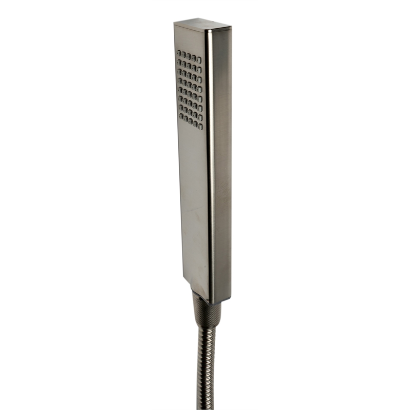 ALFI brand AB2830-BN Brushed Nickel 2 Way Thermostatic Square Shower Set