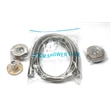 ALFI brand AB2862-BN Brushed Nickel Square Style Thermostatic Exposed Shower Set