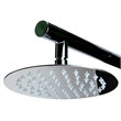 ALFI brand ABSP55B Black Shower Panel with 2 Body Sprays and Rain Shower Head