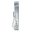 ALFI brand ABSP55B Black Shower Panel with 2 Body Sprays and Rain Shower Head