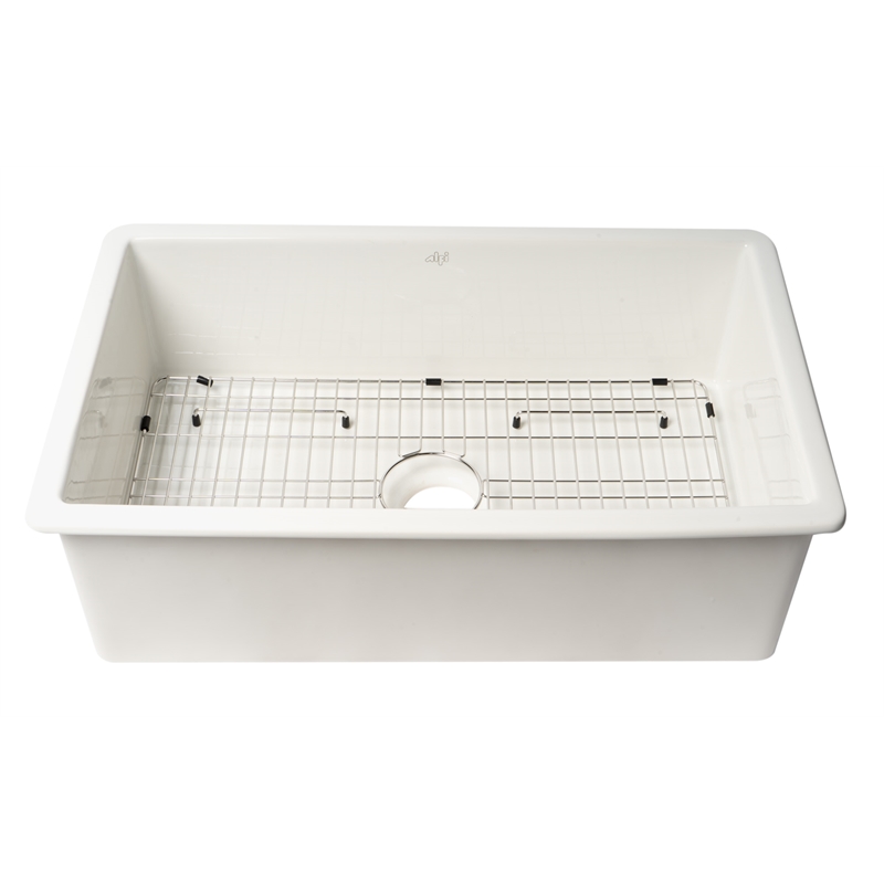 ALFI brand ABF3219SUD-W Fireclay White 32