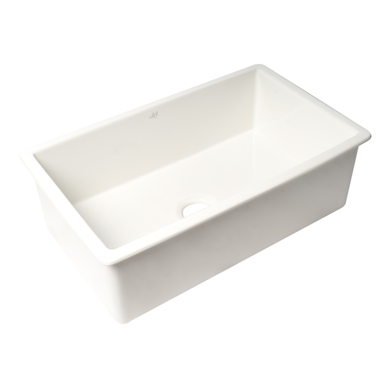 ALFI brand ABF3219SUD-W Fireclay White 32