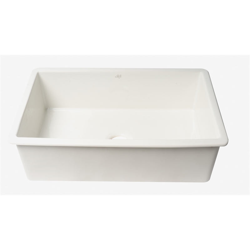 ALFI brand ABF3219SUD-W Fireclay White 32