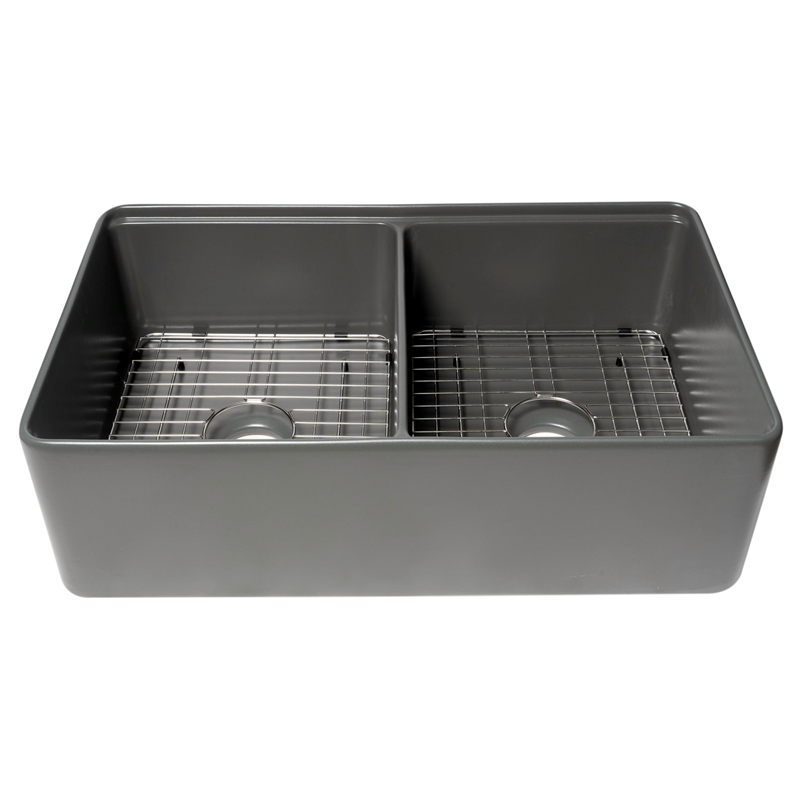 ALFI brand ABFS3320D-GM Grey Workstation 33