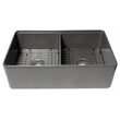 ALFI brand ABFS3320D-GM Grey Workstation 33