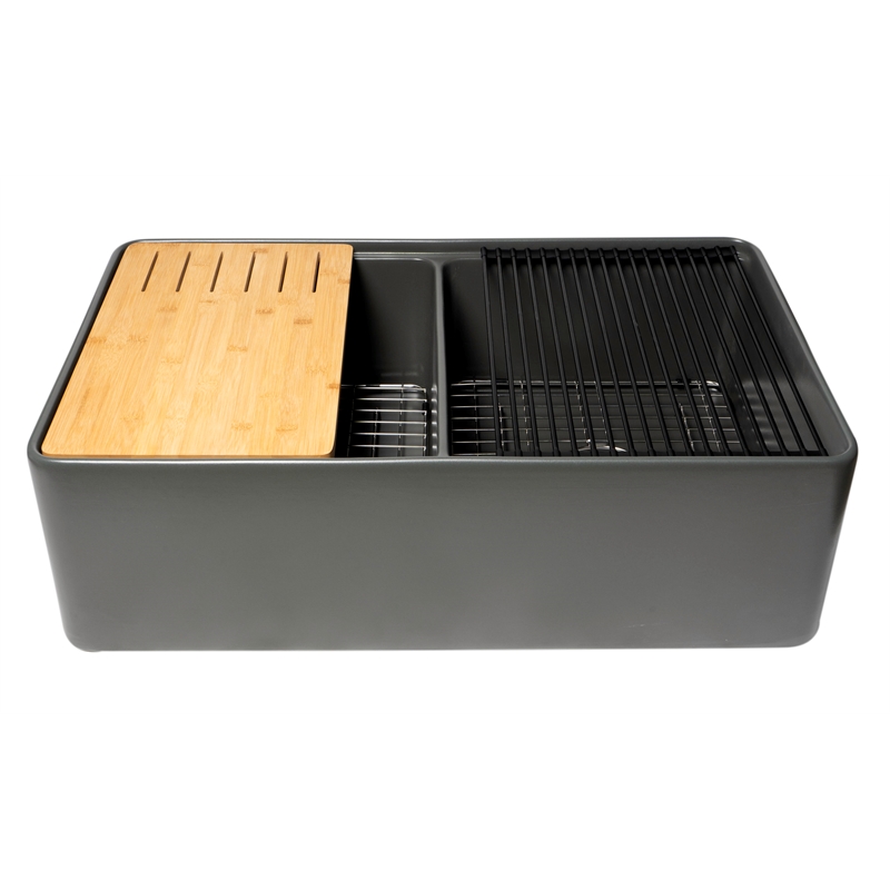 ALFI brand ABFS3320D-GM Grey Workstation 33