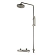 ALFI brand AB2867-BN Brushed Nickel Round Style Thermostatic Exposed Shower Set