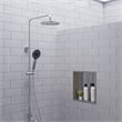 ALFI brand AB2867-PC Polished Chrome Round Style Thermostatic Exposed Shower Set