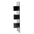 ALFI brand AB2901-PC 4-Way Thermostatic Valve Shower Mixer /w Square Knobs