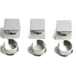 ALFI brand AB2901-PC 4-Way Thermostatic Valve Shower Mixer /w Square Knobs