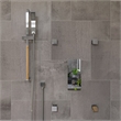 ALFI brand AB2901-PC 4-Way Thermostatic Valve Shower Mixer /w Square Knobs