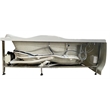 EAGO AM124ETL-L 6 ft Right Drain Corner Acrylic White Whirlpool Bathtub for Two