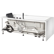 EAGO AM154ETL-L6 6 ft Acrylic White Rectangular Whirlpool Bathtub w Fixtures