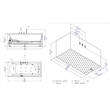 EAGO AM154ETL-R5 5 ft Acrylic White Rectangular Whirlpool Bathtub w Fixtures