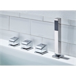 EAGO AM154ETL-R6 6 ft Acrylic White Rectangular Whirlpool Bathtub w Fixtures