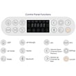 EAGO AM189ETL-R 6 ft Left Drain White Acrylic Whirlpool Bathtub w Fixtures