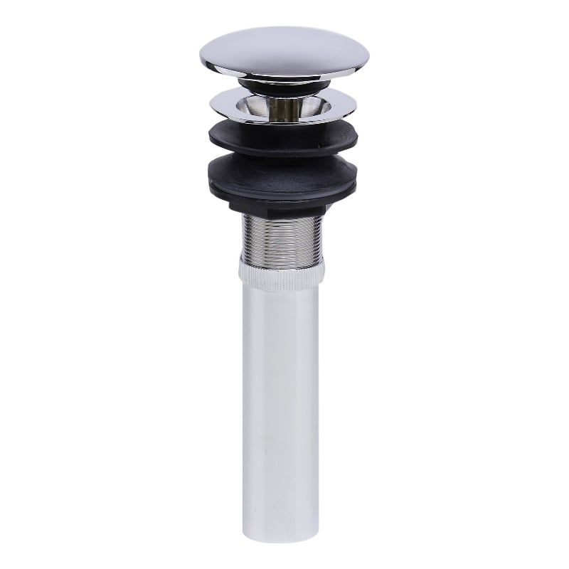 ALFI brand AB9056-PC Chrome Pop Up Drain for Bathroom Sink with Overflow