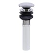 ALFI brand AB9056-PC Chrome Pop Up Drain for Bathroom Sink with Overflow