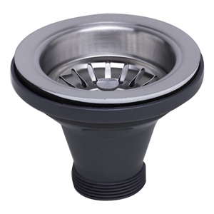 ALFI brand ABST35-BSS Brushed Stainless Steel 3 1/2&quot Basket Strainer Drain