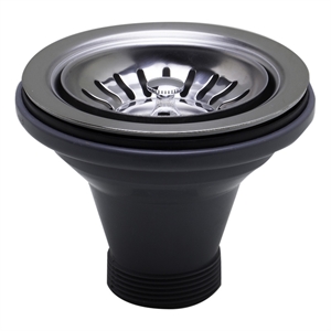ALFI brand ABST35-PSS Polished Stainless Steel 3 1/2&quot Basket Strainer Drain