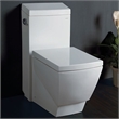 EAGO TB336 White Ceramic One Piece High Efficiency Low Flush Cermaic Toilet