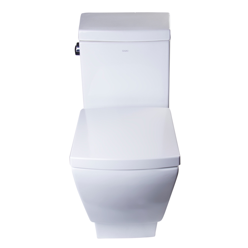 EAGO TB336 White Ceramic One Piece High Efficiency Low Flush Cermaic Toilet