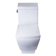 EAGO TB336 White Ceramic One Piece High Efficiency Low Flush Cermaic Toilet