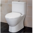 EAGO TB346 White Ceramic Modern Dual Flush One Piece Ceramic Toilet
