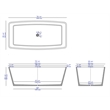 ALFI brand ABCO71TUB 71