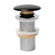 ALFI brand AB8055-BM Black Pop Up Drain for Sinks without Overflow