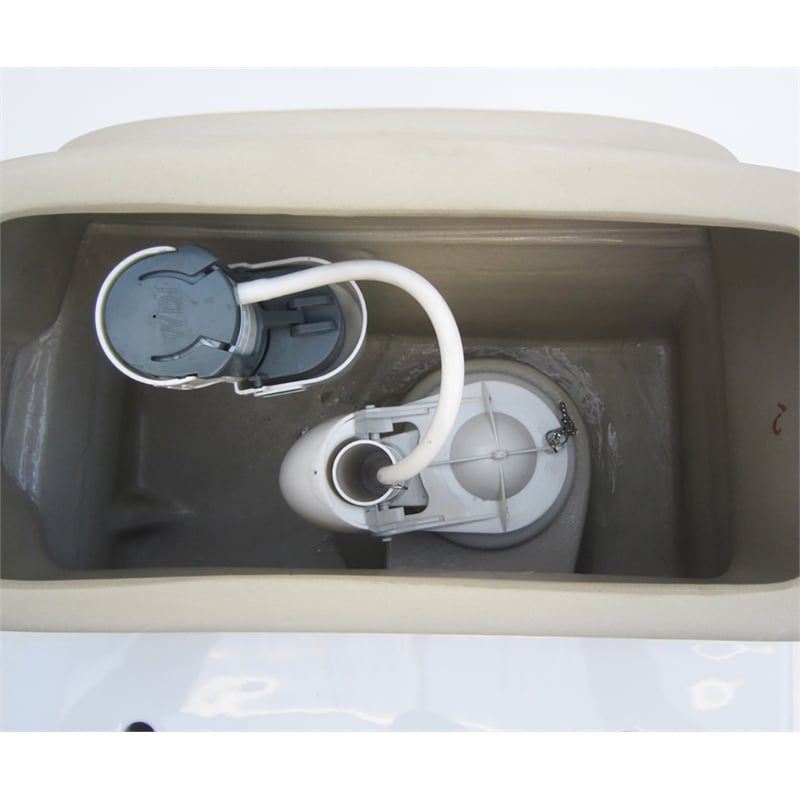 EAGO R-340FLUSH Replacement White Plastic Toilet Flushing Mechanism for TB340