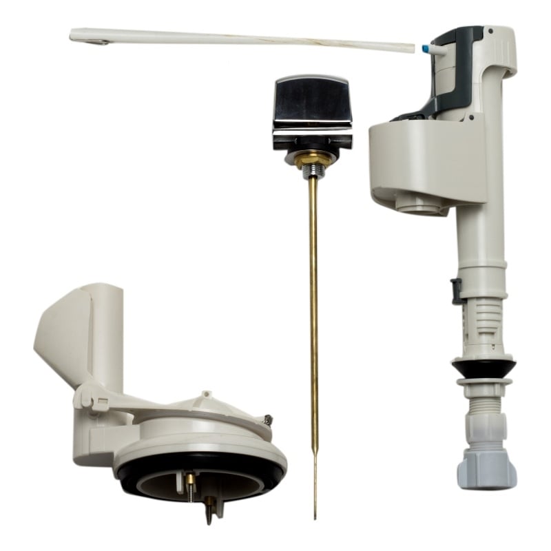 EAGO R-340FLUSH Replacement White Plastic Toilet Flushing Mechanism for TB340