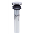 ALFI brand AB9055-PC Chrome Pop Up Drain for Bathroom Sink without Overflow