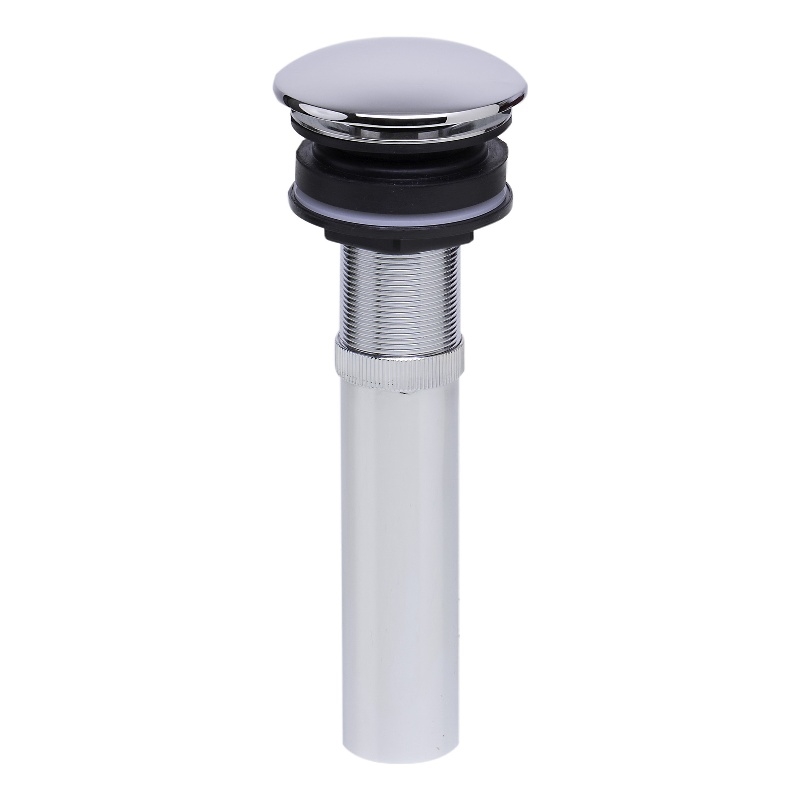 ALFI brand AB9055-PC Chrome Pop Up Drain for Bathroom Sink without Overflow