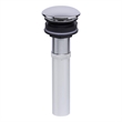 ALFI brand AB9055-PC Chrome Pop Up Drain for Bathroom Sink without Overflow