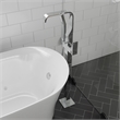 ALFI brand AB2180-PC Polished Chrome Tub Filler Mixer w Hand Held Shower Head